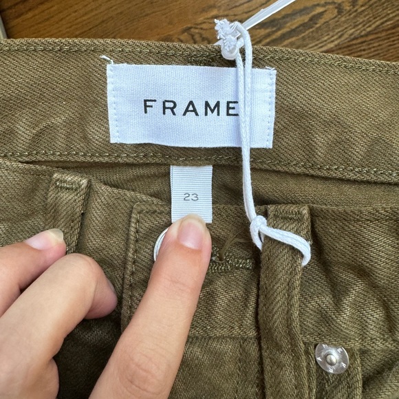FRAME HIGH RISE BAGGY POCKET JEANS - Picture 3 of 4